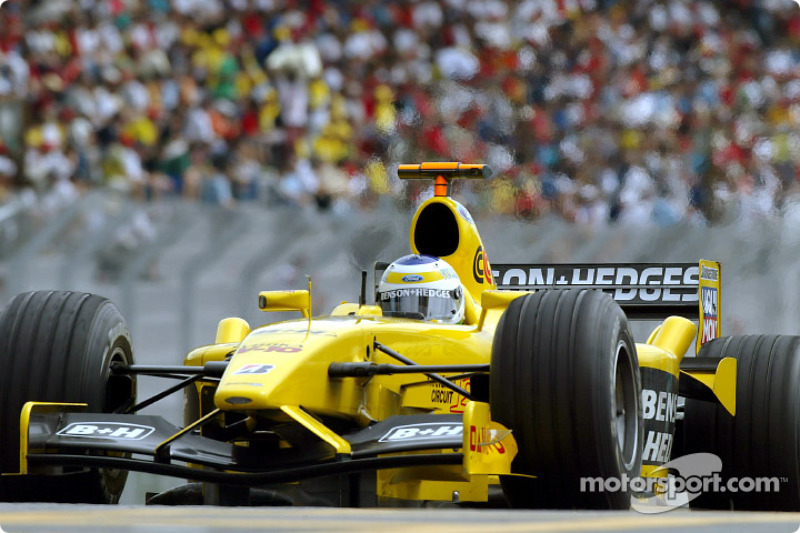 Ganador del GP de Brasil 2003: Giancarlo Fisichella, Jordan