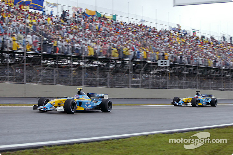 Jarno Trulli et Fernando Alonso