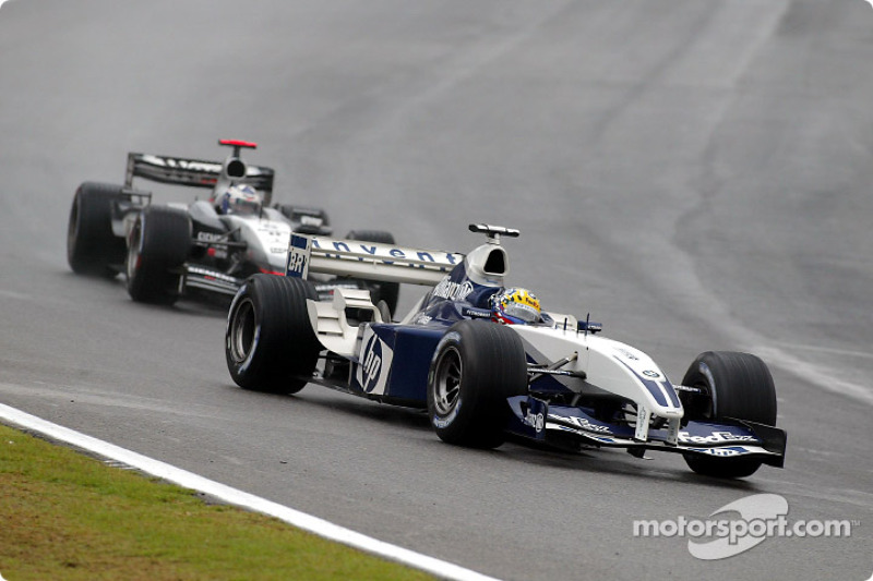Juan Pablo Montoya et David Coulthard