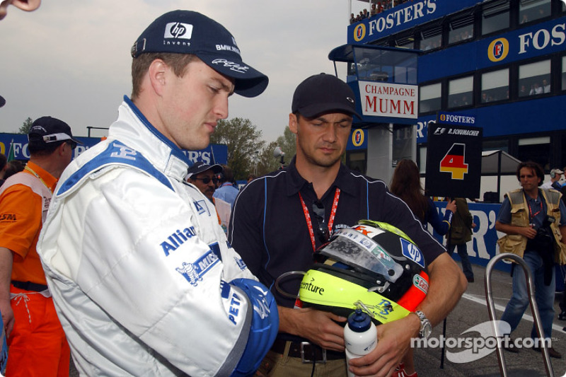 Ralf Schumacher en la parrilla de salida