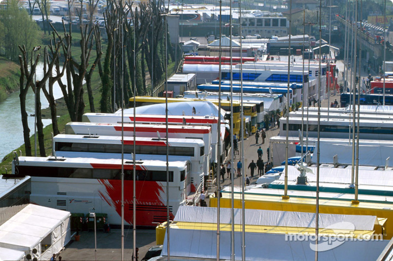 Imola paddock
