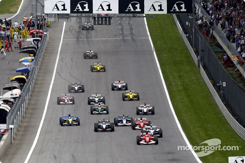 Após uma década, a pista retornou ao calendário da F1, reformada, tendo Hermann Tilke no comando. Com este formato, a corrida foi disputada até 2003. Já como Red Bull Ring, voltou em 2014.