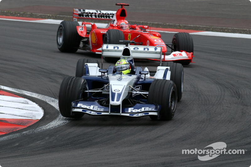 Ralf Schumacher and Michael Schumacher