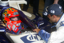 Jeff Gordon en Juan Pablo Montoya