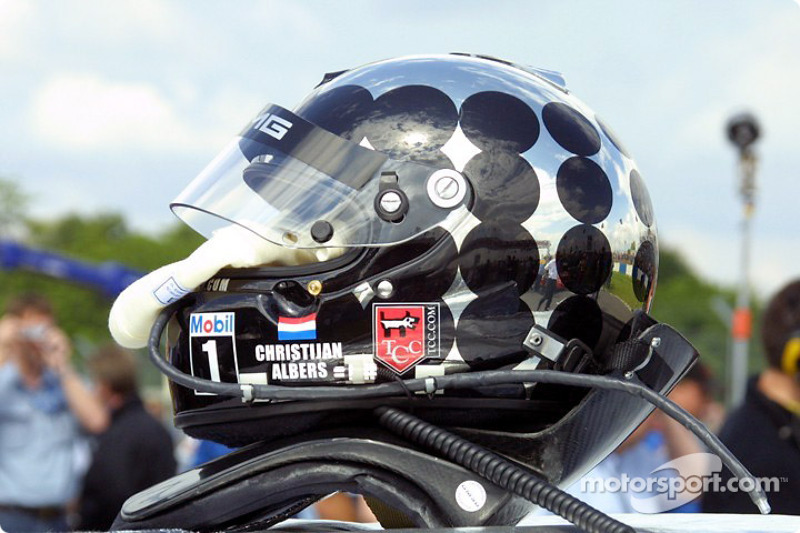 Christijan Albers's helmet