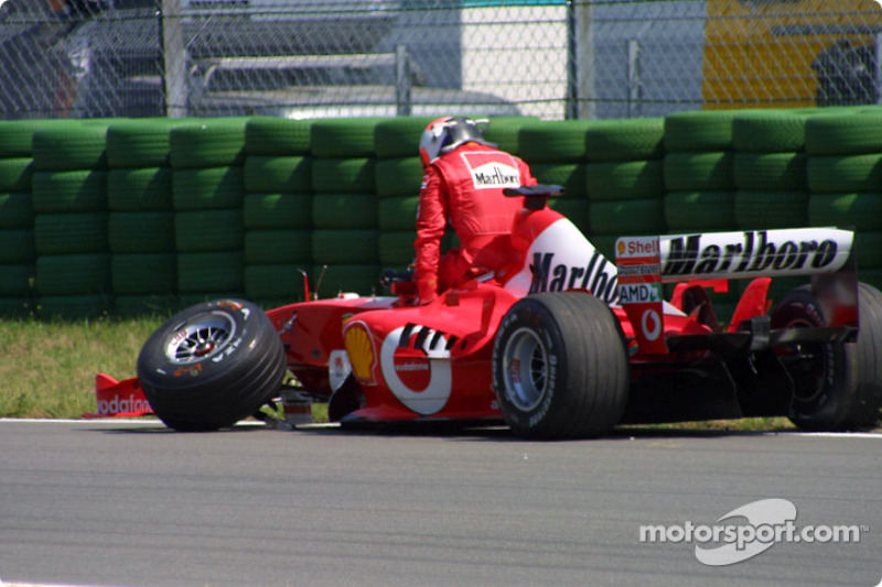 Rubens Barrichello - 13 abandonos en la primera vuelta