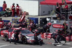 Arrêt au stand pour Kurt Busch