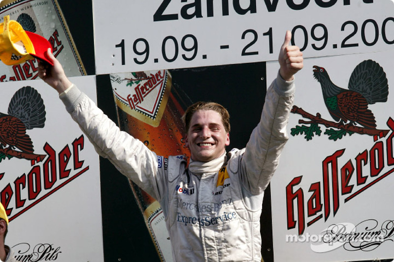 Podium: race winner Christijan Albers