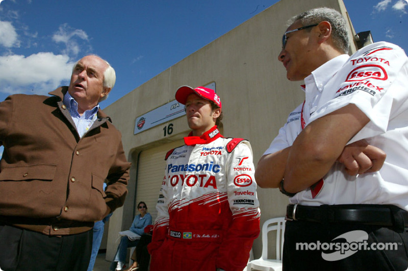 Roger Penske, Cristiano da Matta y Tsutomu Tomita