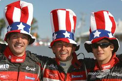 Starting grid: Max Papis, Olivier Beretta and David Saelens