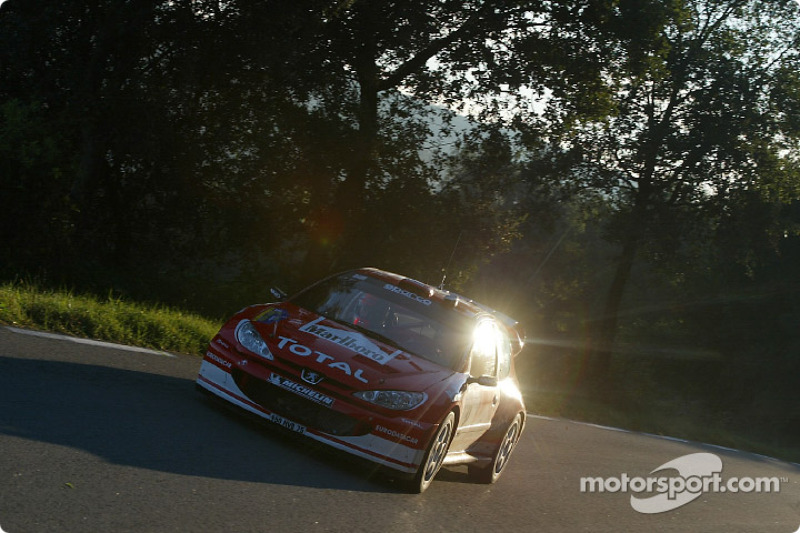 Ричард Бёрнс и Роберт Рид, Peugeot 206 WRC, Ралли Испания 2003