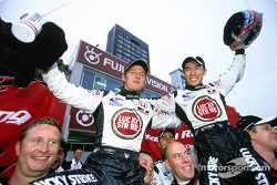 Jenson Button and Takuma Sato