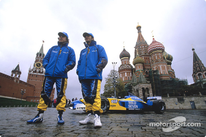Fernando Alonso and Jarno Trulli