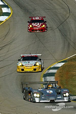#1 Infineon Team Joest Audi R8: Frank Biela, Marco Werner