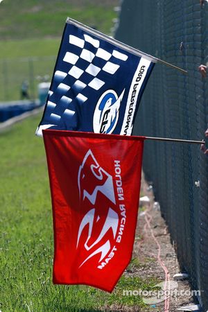 Ford and Holden flags