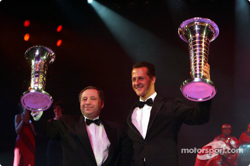Formula One World Champion Michael Schumacher and Jean Todt