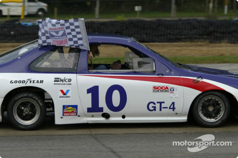 Race winner Keith Grant