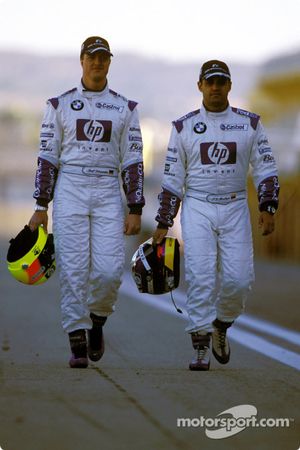 Ralf Schumacher y Juan Pablo Montoya