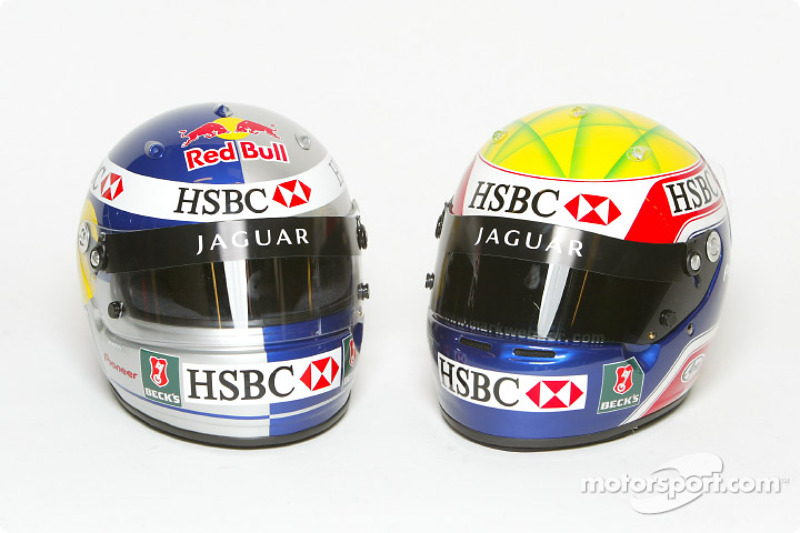 Mark Webber ve Christian Klien'in, kask