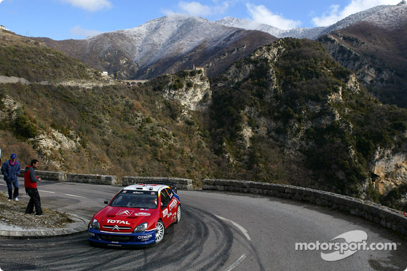 Sébastien Loeb, en el Rally de Montecarlo 2004