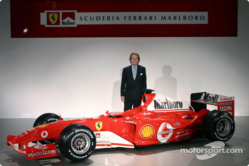 Luca di Montezemelo ve yeni Ferrari F2004