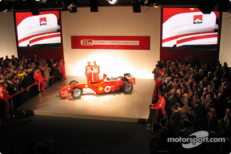 Rubens Barrichello ve Michael Schumacher sahnede