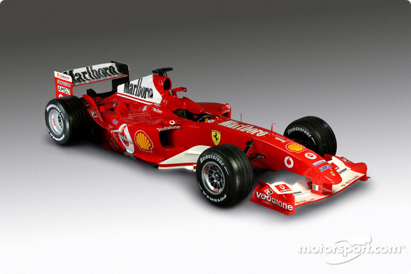 La Ferrari F2004 alla presentazione di Maranello