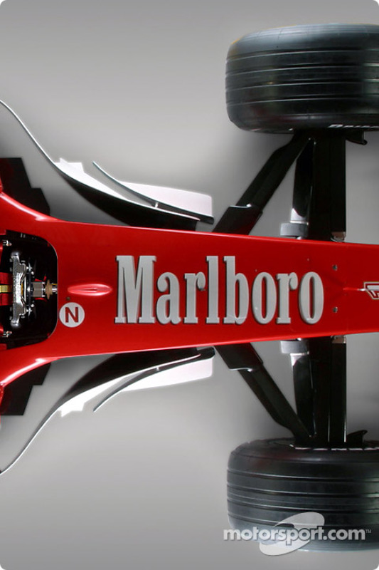 detay, yeni Ferrari F2004