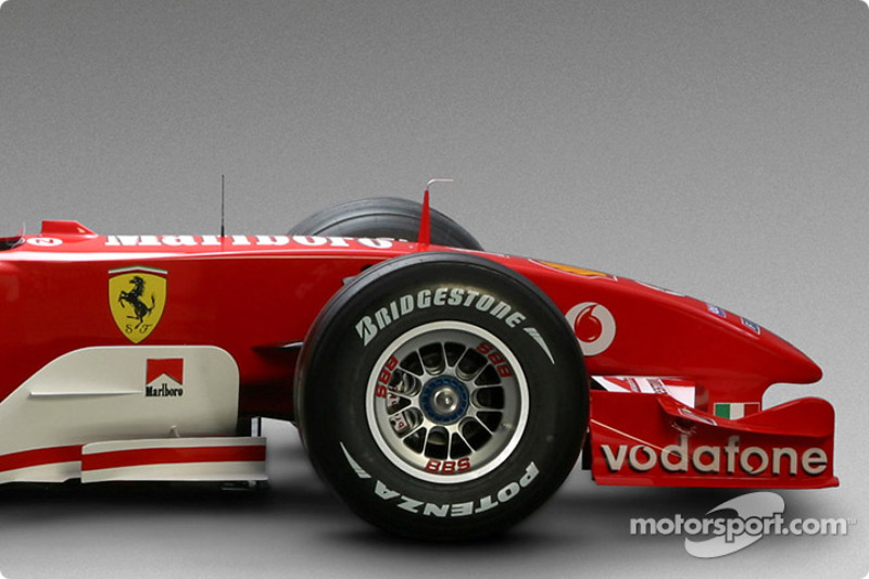 detay, yeni Ferrari F2004