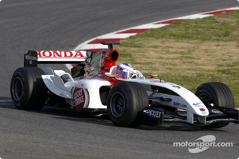 Jenson Button test ediyoryeni BAR 006