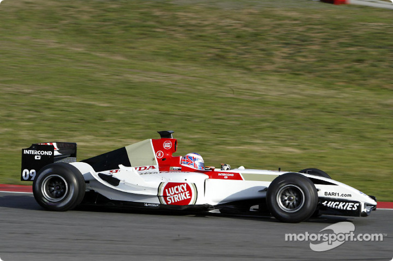 Jenson Button test ediyoryeni BAR 006