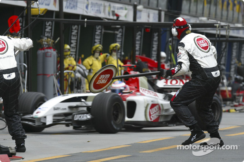 Pitstop for Jenson Button