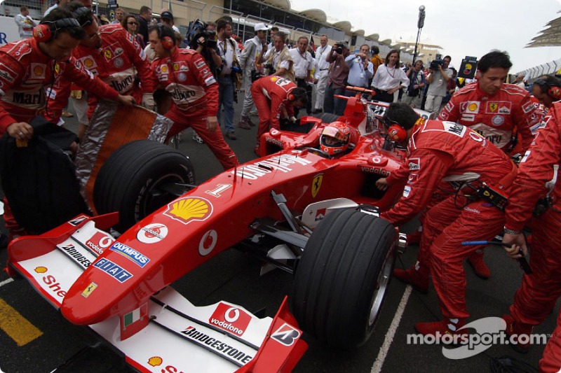 Michael Schumacher gridde