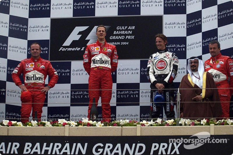 Podium: 1. Michael Schumacher, Ferrari; 2. Rubens Barrichello, Ferrari; 3. Jenson Button, BAR