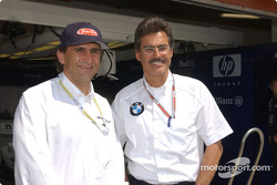 Alex Zanardi et le Dr. Mario Theissen