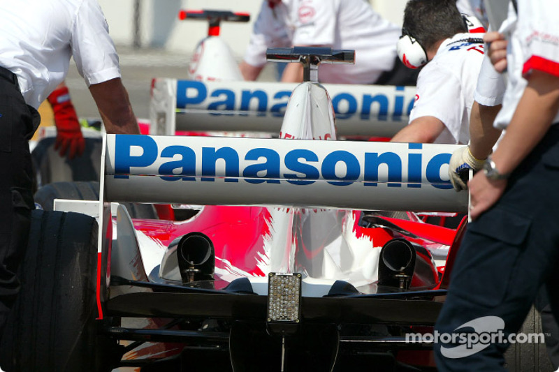 Toyota pit area