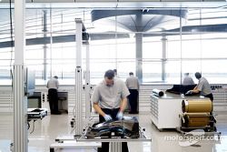 McLaren Racing composites area