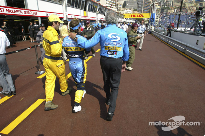 Jarno Trulli y Flavio Briatore