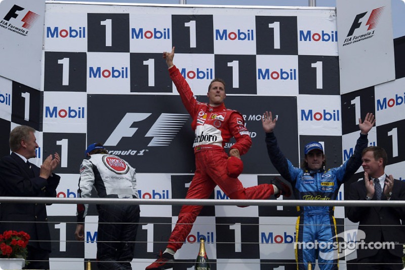 8- Fernando Alonso, 3º en el GP de Alemania 2004 con Renault