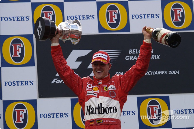 Podium: Michael Schumacher