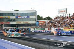 Funny Car final with John Force and Gary Densham