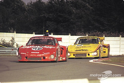 #69 Racing Associates Porsche 935 K3: Bob Akin, Ralph Kent Cooke, Paul Miller, #85 Whittington Brothers Racing Porsche 935 K3: Hurley Haywood, Don Whittington, Dale Whittington