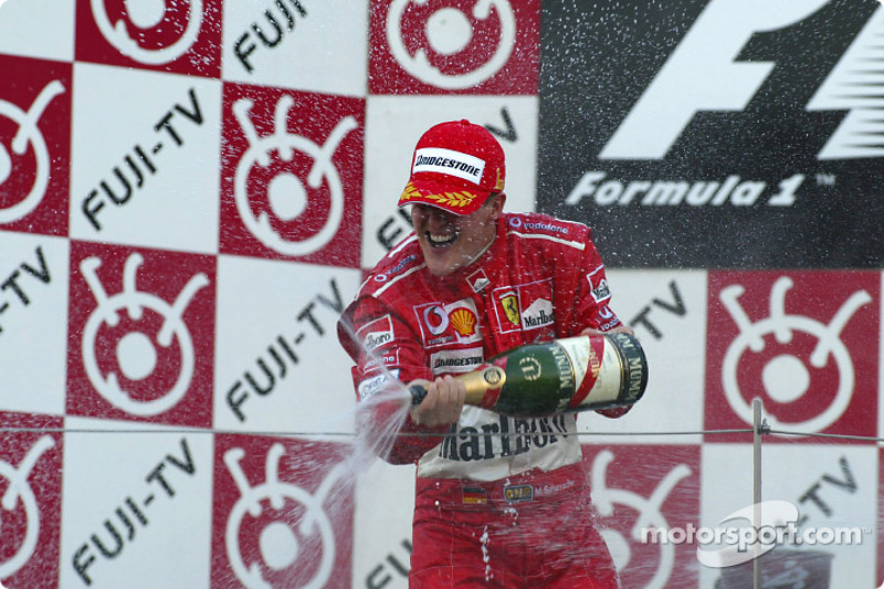 Michael Schumacher é o maior vencedor do GP do Japão, com seis triunfos: 1995, 1997, 2000, 2001, 2002 e 2004.