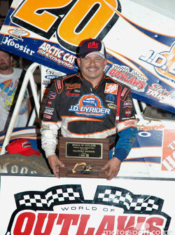 A-main race winner Danny Lasoski