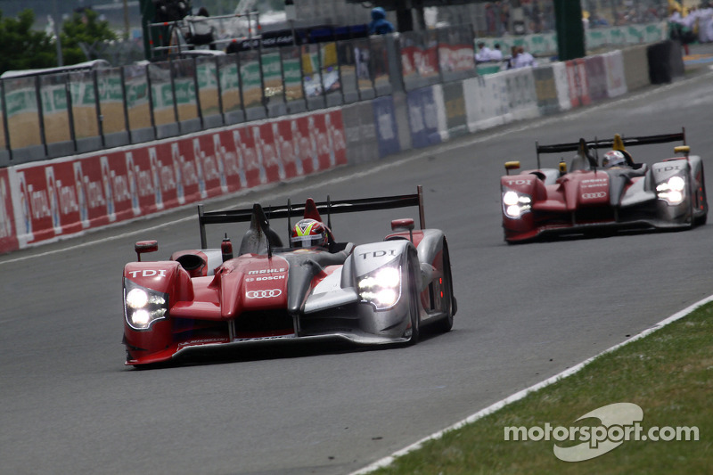 #8 Audi Sport Team Joest Audi R15: André Lotterer, Marcel Fässler, Benoit Tréluyer