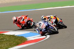 Jorge Lorenzo, Fiat Yamaha Team, Dani Pedrosa, Repsol Honda Team, Casey Stoner, Ducati Marlboro Team