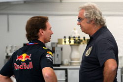 Кристиан Хорнер, руководитель Red Bull Racing, и Флавио Бриаторе