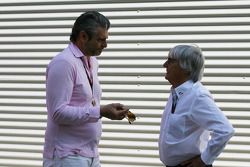 Maurizio Arrivabene Marlboro Europe Brand Manager and Bernie Ecclestone