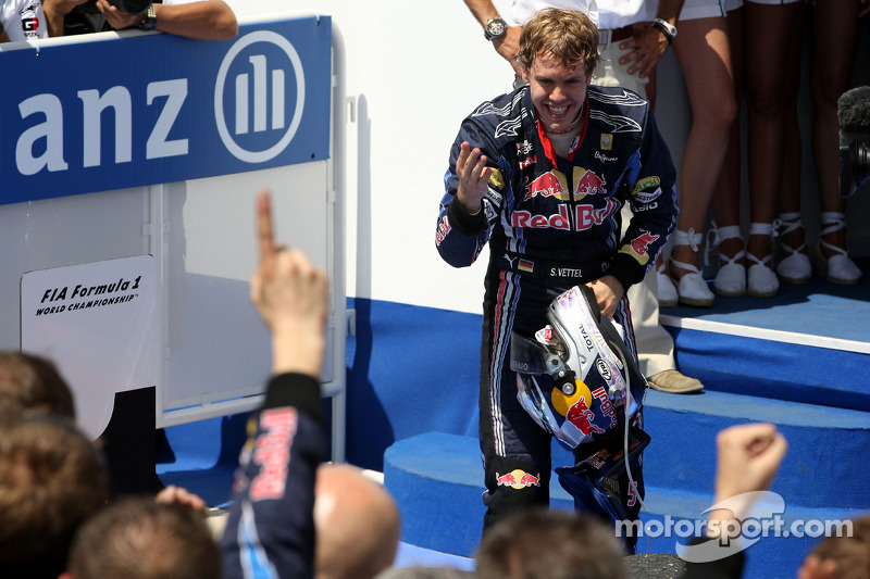 Yarış galibi Sebastian Vettel, Red Bull Racing