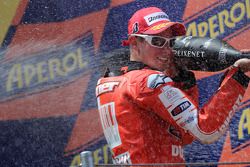 Podium: tercer lugar, Casey Stoner, Ducati Marlboro Team